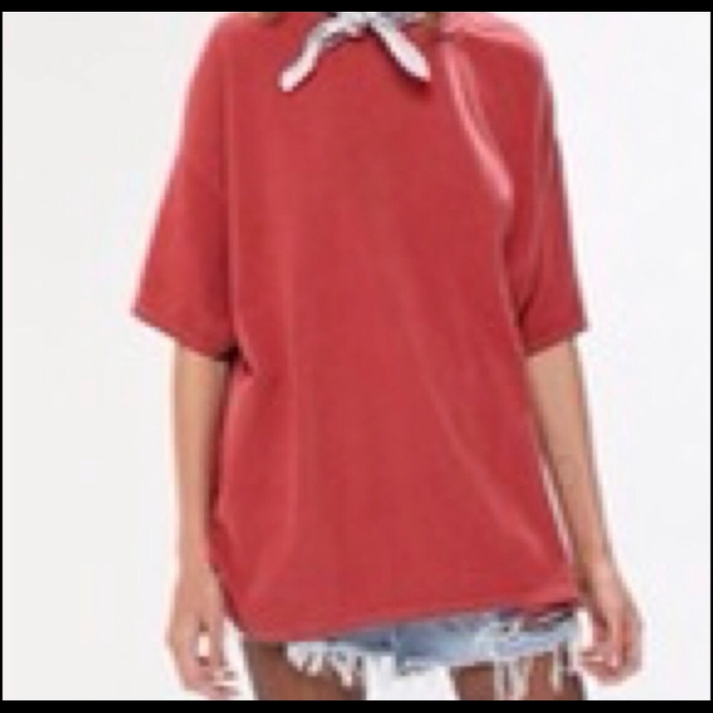 Red oversized tee- Urban Outfitters